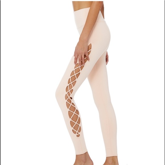 ALO Yoga Pants - ALO YOGA High Waist Interlace Leggings Size XS